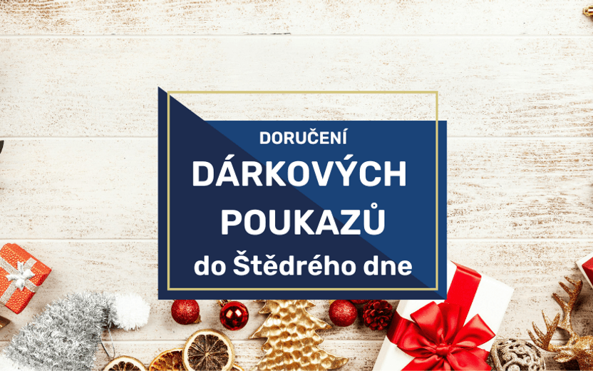 Doručení dárkových poukazů do Vánoc